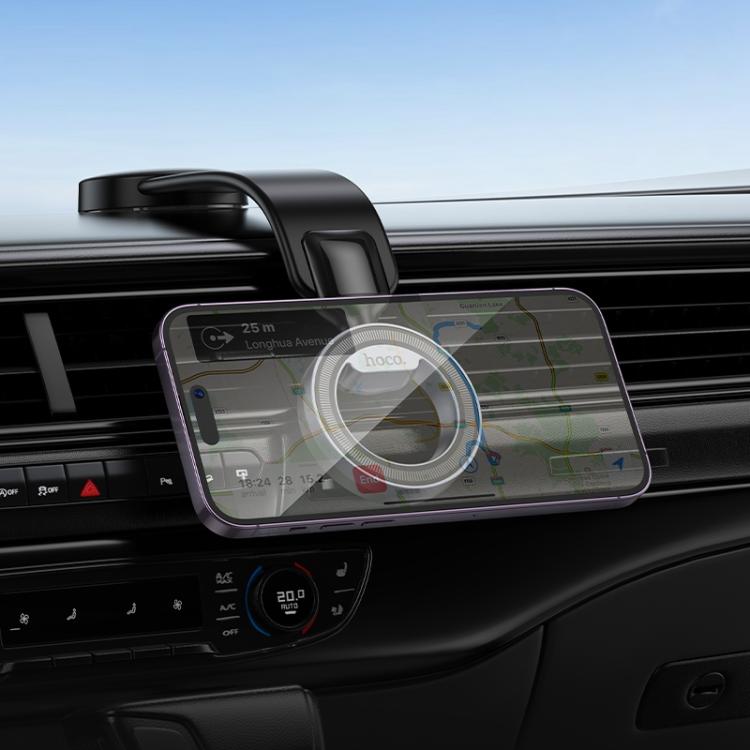 hoco H71 Totem Car Center Console Ring Magnetic Phone Holder, H71