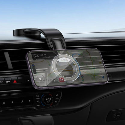 hoco H71 Totem Car Center Console Ring Magnetic Phone Holder, H71