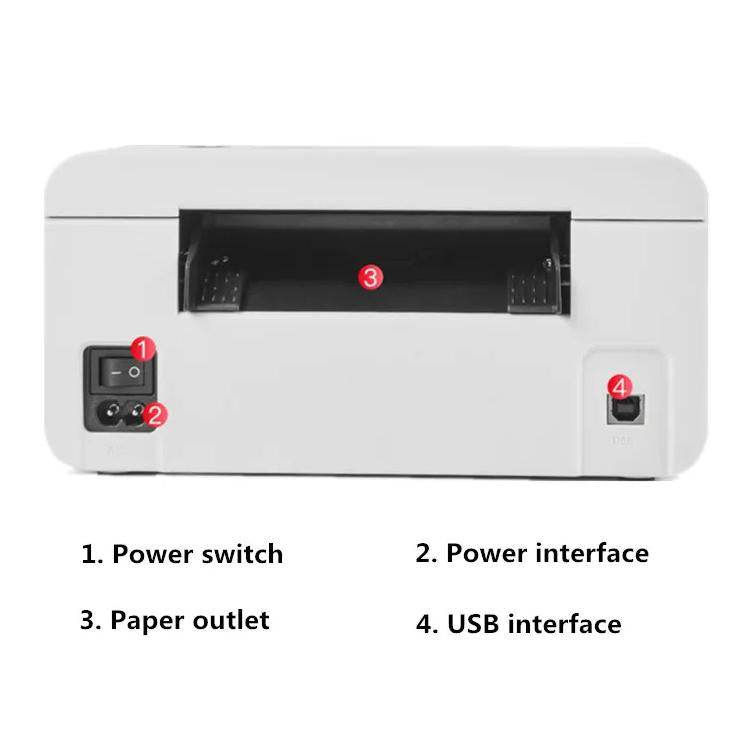 HPRT N41 Bluetooth Version Express Electronic Waybill Printer, EU Plug, AU Plug, UK Plug, US Plug