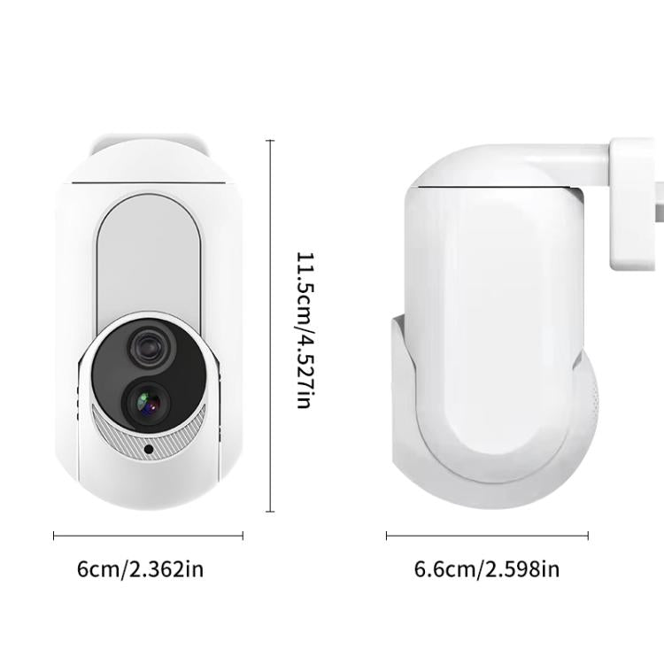 Home Socket Type WiFi Surveillance Camera Support Night Vision & Two-way Intercom, US Plug