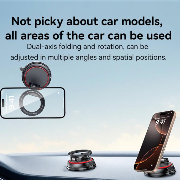 Yesido C219 Suction Cup Car MagSafe Magnetic Mobile Phone Holder, C219
