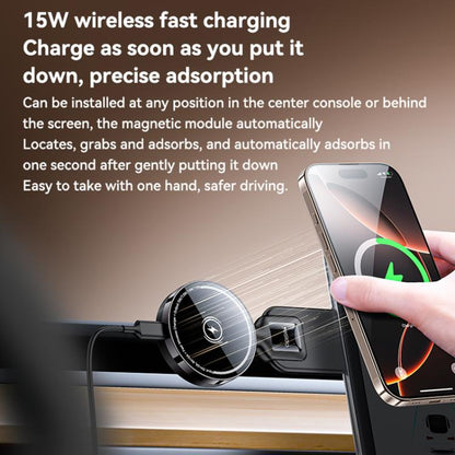 Yesido C316 15W Magsafe Magnetic Car Wireless Charger, C316