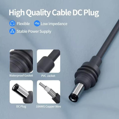 SL202 Starlink Mini to Car Cigarette Lighter Power Cord Waterproof Cable, 1m, 2m, 3m, 5m, 10m