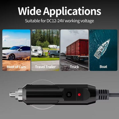 SL202 Starlink Mini to Car Cigarette Lighter Power Cord Waterproof Cable, 1m, 2m, 3m, 5m, 10m