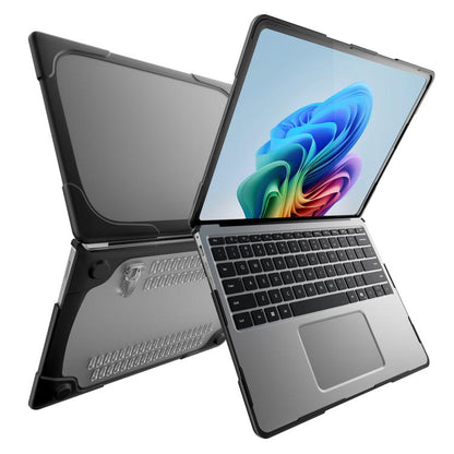 TPU + PC Two-color Anti-fall Laptop Protective Case, For Microsoft Surface Laptop 7 13.8 inch