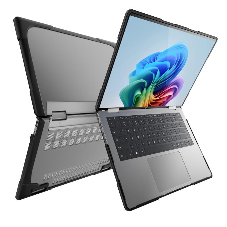 TPU + PC Two-color Anti-fall Laptop Protective Case, For HP ENVY X360-14 2024