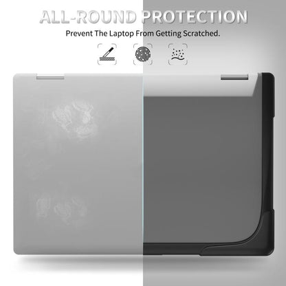 TPU + PC Two-color Anti-fall Laptop Protective Case, For HP ENVY X360-14 2024