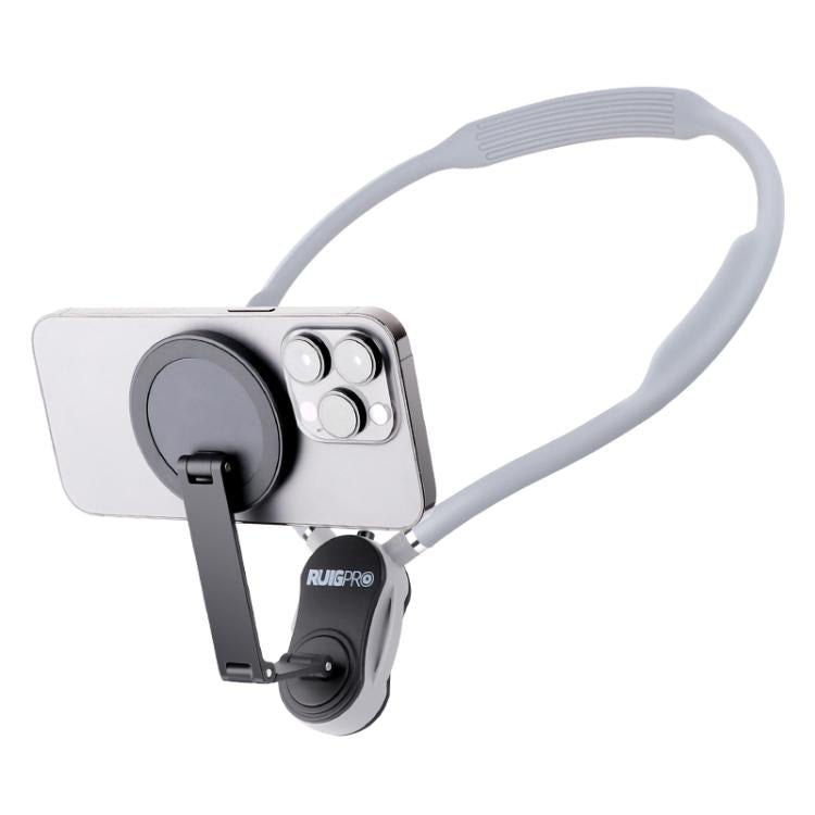 RUIGPRO Magnetic Neck Mount Anti-shake Phone Bracket, Phone Bracket