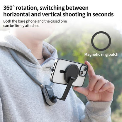 RUIGPRO Magnetic Neck Mount Anti-shake Phone Bracket, Phone Bracket