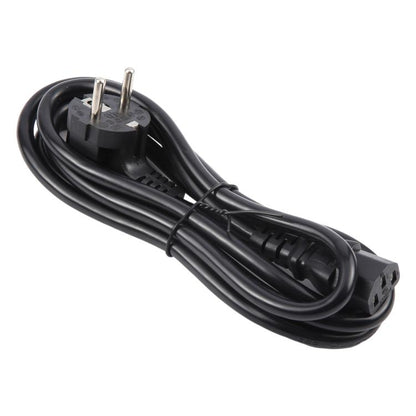EU Plug Computer PC Power Cord 3 Pin Cable 0.5 Square, 1.8m x 0.5