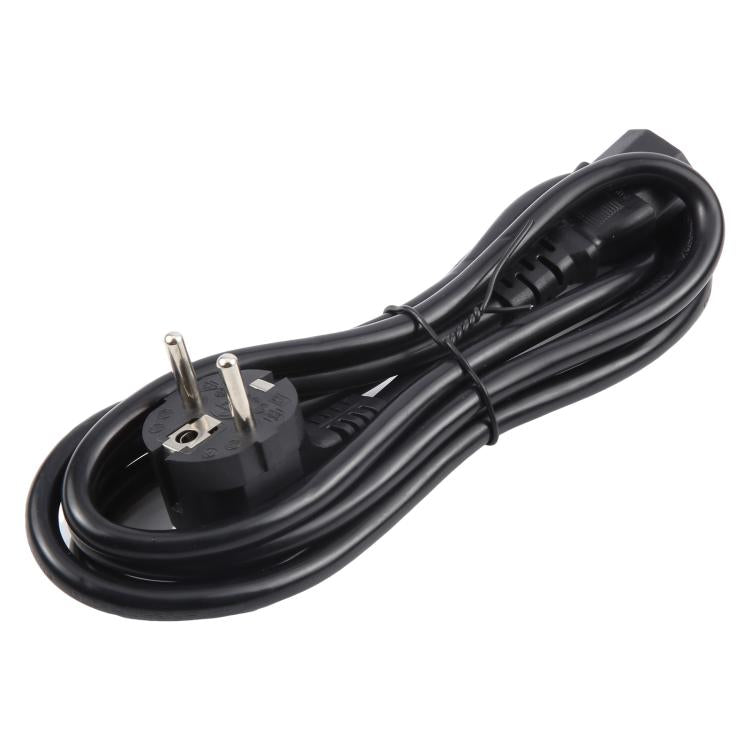 EU Plug Computer PC Power Cord 3 Pin Cable 0.5 Square, 1.8m x 0.5