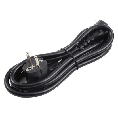 EU Plug Computer PC Power Cord 3 Pin Cable 0.5 Square, 1.8m x 0.5