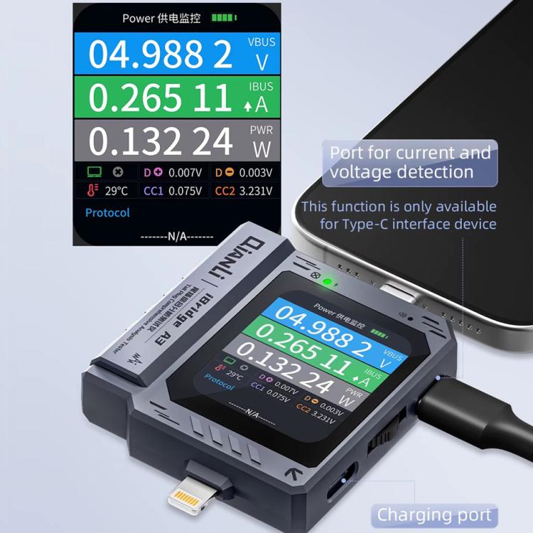 Qianli iBridge A3 Tail Plug Comprehensive Analysis Tester for Lightning & Type-C Interface Devices, Qianli iBridge A3