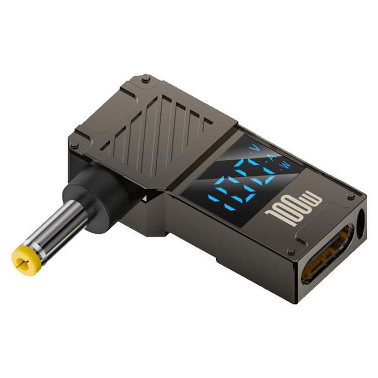 100W Computer Charging Digital Display Adapter, Type-C to DC4.0x1.7mm, Type-C to DC4.0x1.35mm, Type-C to DC4.0x1.7mm Center Groove, Type-C to DC3.0 x 1.1mm, Type-C to DC5.5x2.1mm, Type-C to DC6.0x0.6mm, Type-C to DC5.5x2.5mm, Type-C to DC5.5x1.7mm...