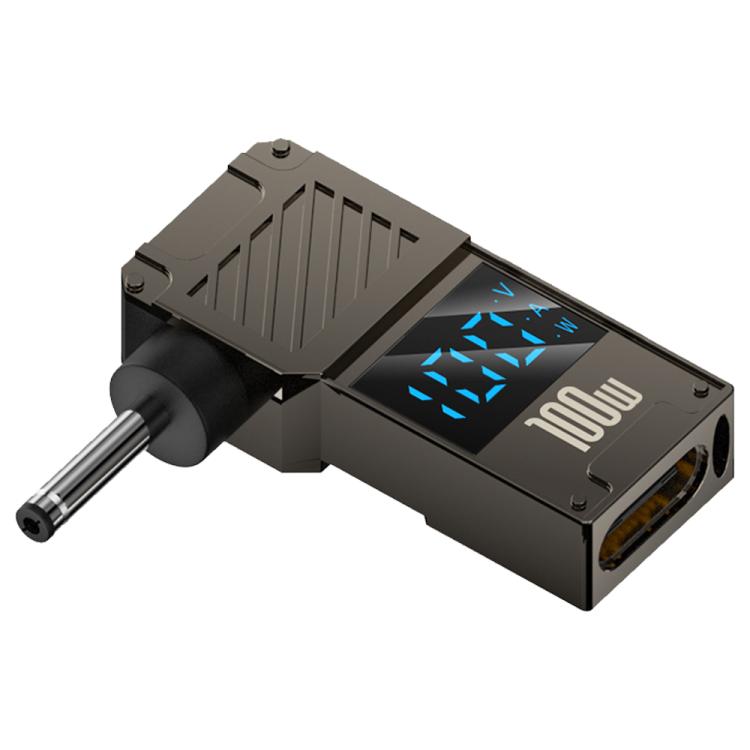 100W Computer Charging Digital Display Adapter, Type-C to DC4.0x1.7mm, Type-C to DC4.0x1.35mm, Type-C to DC4.0x1.7mm Center Groove, Type-C to DC3.0 x 1.1mm, Type-C to DC5.5x2.1mm, Type-C to DC6.0x0.6mm, Type-C to DC5.5x2.5mm, Type-C to DC5.5x1.7mm...