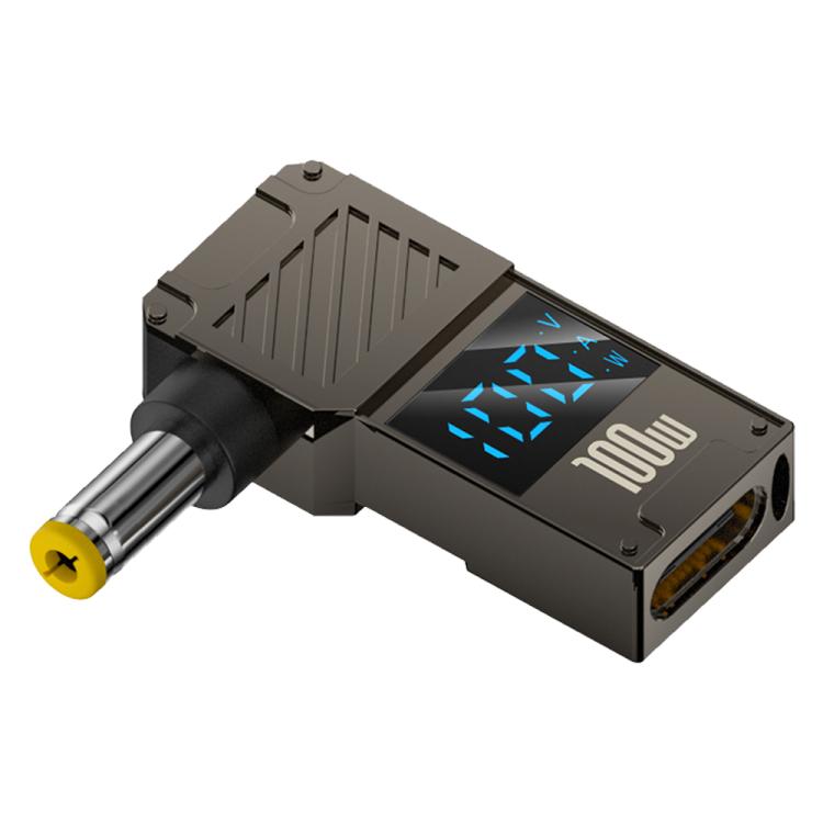 100W Computer Charging Digital Display Adapter, Type-C to DC4.0x1.7mm, Type-C to DC4.0x1.35mm, Type-C to DC4.0x1.7mm Center Groove, Type-C to DC3.0 x 1.1mm, Type-C to DC5.5x2.1mm, Type-C to DC6.0x0.6mm, Type-C to DC5.5x2.5mm, Type-C to DC5.5x1.7mm...