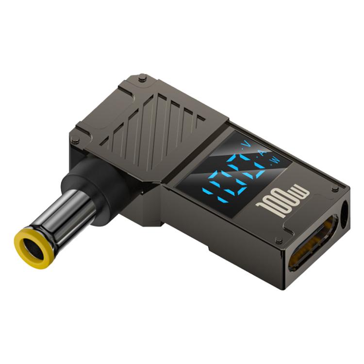 100W Computer Charging Digital Display Adapter, Type-C to DC4.0x1.7mm, Type-C to DC4.0x1.35mm, Type-C to DC4.0x1.7mm Center Groove, Type-C to DC3.0 x 1.1mm, Type-C to DC5.5x2.1mm, Type-C to DC6.0x0.6mm, Type-C to DC5.5x2.5mm, Type-C to DC5.5x1.7mm...