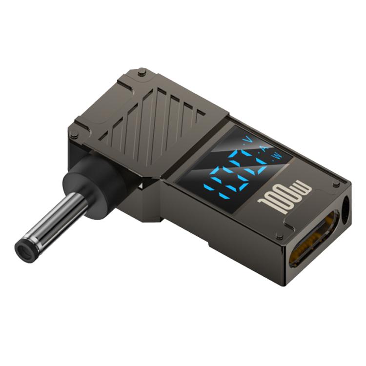 100W Computer Charging Digital Display Adapter, Type-C to DC4.0x1.7mm, Type-C to DC4.0x1.35mm, Type-C to DC4.0x1.7mm Center Groove, Type-C to DC3.0 x 1.1mm, Type-C to DC5.5x2.1mm, Type-C to DC6.0x0.6mm, Type-C to DC5.5x2.5mm, Type-C to DC5.5x1.7mm...