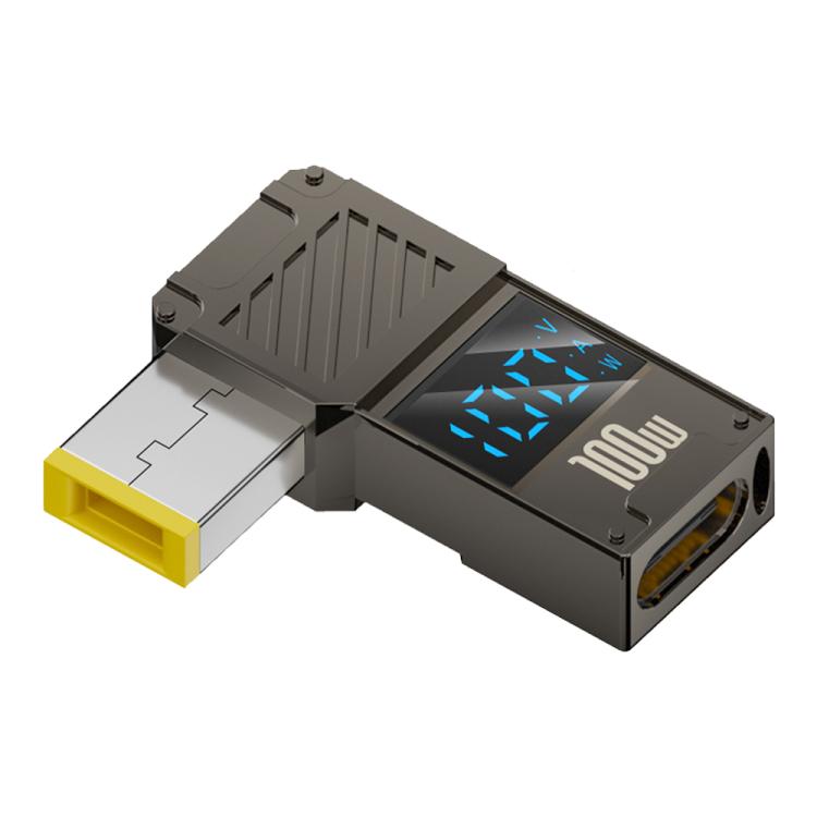 100W Computer Charging Digital Display Adapter, Type-C to DC4.0x1.7mm, Type-C to DC4.0x1.35mm, Type-C to DC4.0x1.7mm Center Groove, Type-C to DC3.0 x 1.1mm, Type-C to DC5.5x2.1mm, Type-C to DC6.0x0.6mm, Type-C to DC5.5x2.5mm, Type-C to DC5.5x1.7mm...