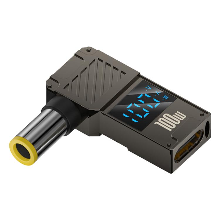 100W Computer Charging Digital Display Adapter, Type-C to DC4.0x1.7mm, Type-C to DC4.0x1.35mm, Type-C to DC4.0x1.7mm Center Groove, Type-C to DC3.0 x 1.1mm, Type-C to DC5.5x2.1mm, Type-C to DC6.0x0.6mm, Type-C to DC5.5x2.5mm, Type-C to DC5.5x1.7mm...