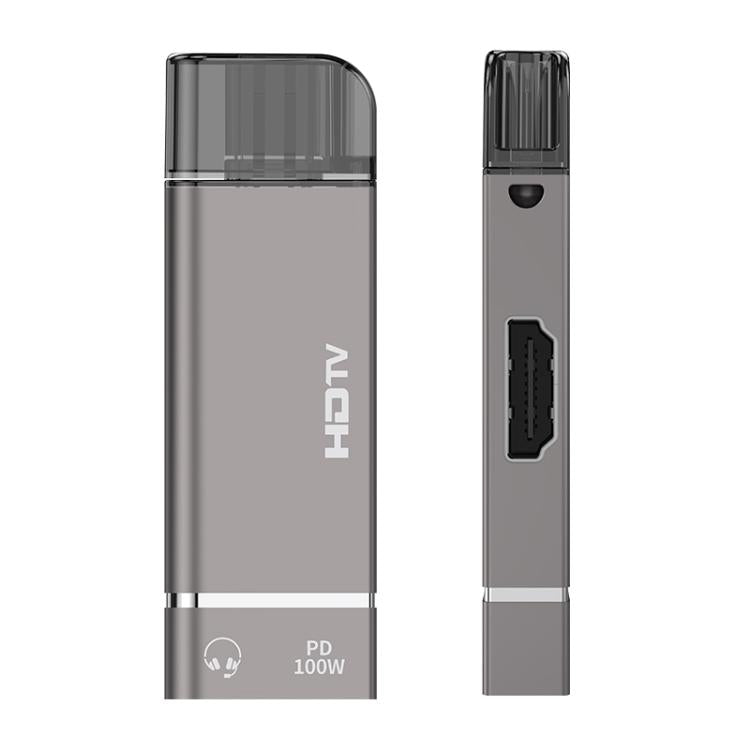 USB-C / Type-C to HDTV, 3.5mm, PD 100W 3 in 1 Multi-function Converter Docking Station, Type-C to HDTV+3.5mm+PD