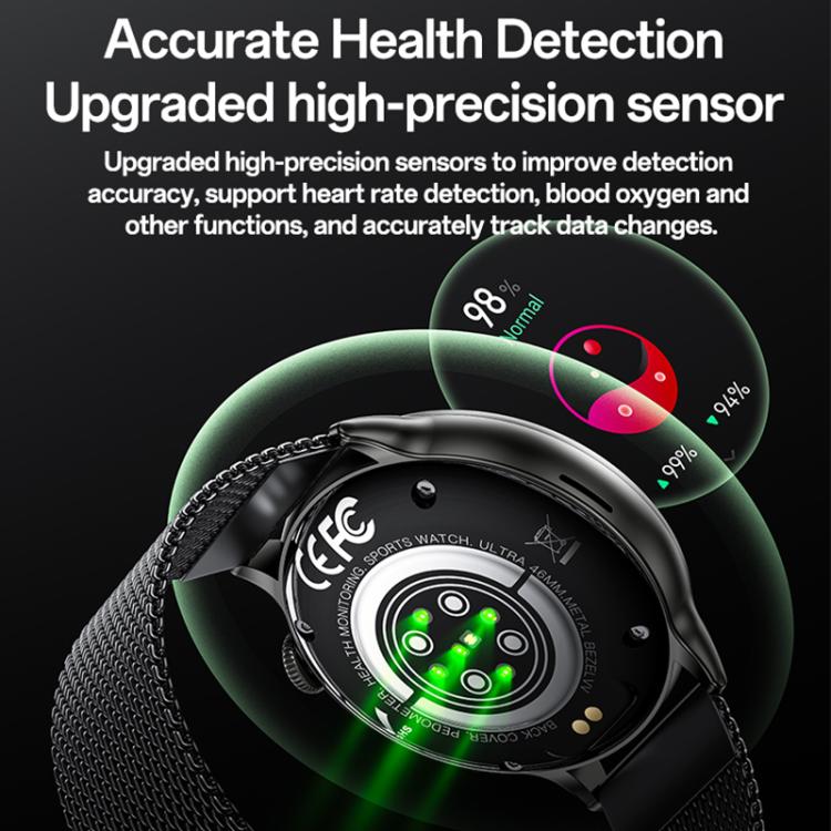 Yesido IO28 Smart Watch, 1.51 inch Screen, Support BT Call / Heart Rate, IO28