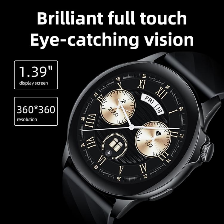 Yesido IO29 Waterproof Smart BT Watch, 1.39 inch Screen, Support BT Call / Heart Rate, IO29