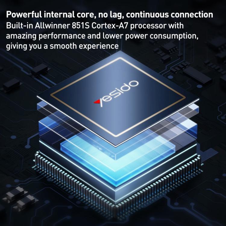 Yesido KM23 Wireless CarPlay with USB to Type-C Adapter, KM23