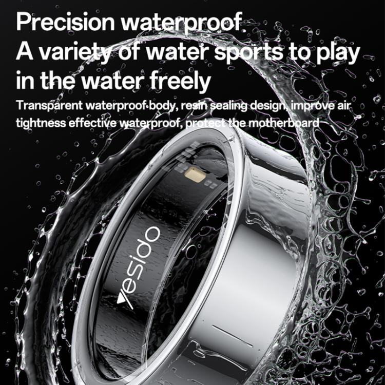 Yesido IO33 Health Monitor Smart Ring, Support Body Temperature / Heart Rate / Blood Pressure / Female Physiological Reminder, 57mm Inner Circumference, 60mm Inner Circumference, 63mm Inner Circumference, 65mm Inner Circumference, 68mm Inner Circumference