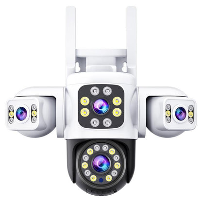 2MP HD 360 Degree Panorama 3 Lens IP66 Waterproof Wireless WiFi Camera, 15 Days Memory Card, 30 Days Memory Card