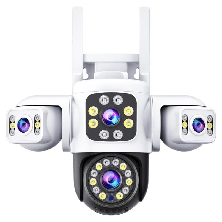 2MP HD 360 Degree Panorama 3 Lens IP66 Waterproof Wireless WiFi Camera, 15 Days Memory Card, 30 Days Memory Card