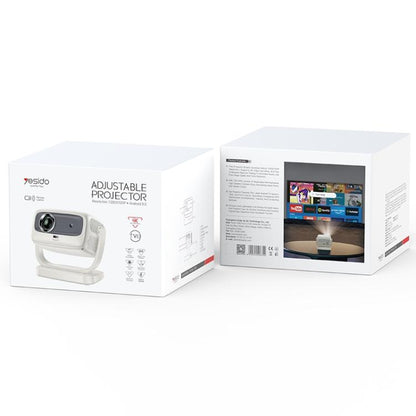 Yesido TV13 1280x720P 190ANSI Android 9.0 Series Smart Projector, EU Plug, UK Plug