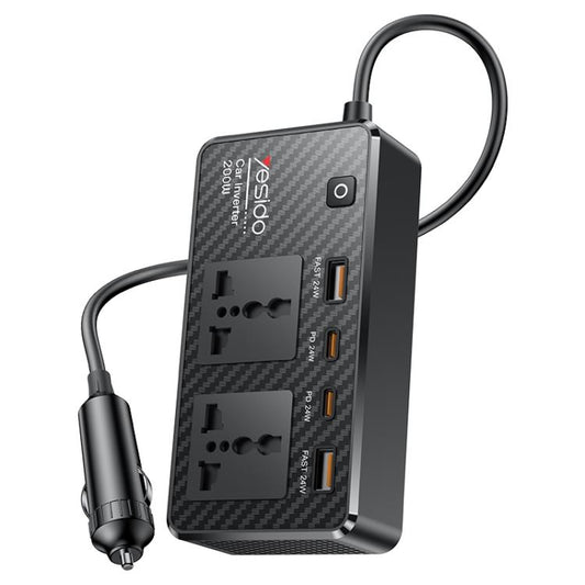 Yesido VC07 200W AC220V Multifunctional Car Inverter