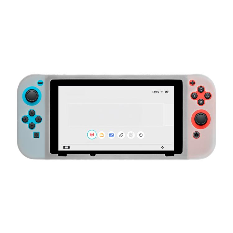 Game Console Solid Color Silicone Full Protective Case, For Nintendo Switch