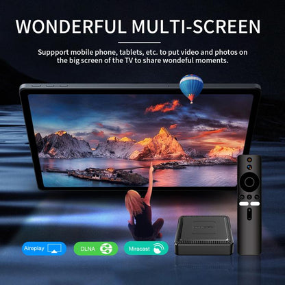 Q7 4K UHD Android 10 Smart TV Box with Remote Control, Allwinner H313 Quad-Core, 2GB+8GB, 2GB+16GB