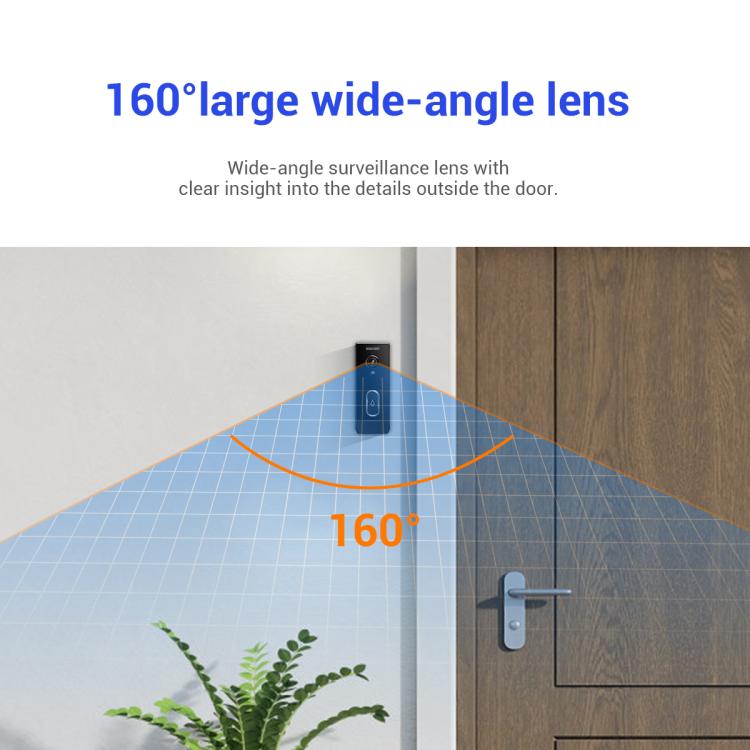 ESCAM V5 TUYA 1080P Intelligent Two-Way Voice Night Vision Wireless Doorbell, V5