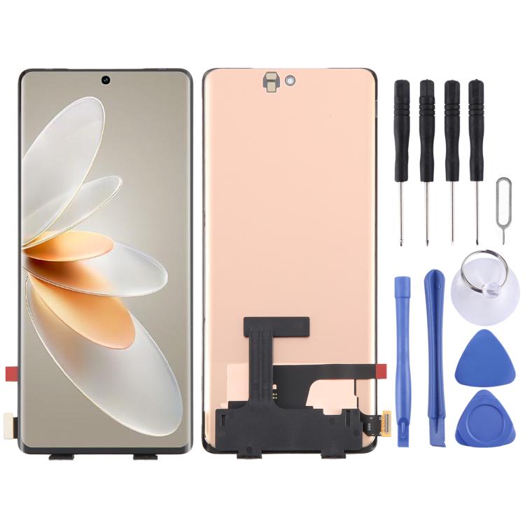 OLED LCD Screen with Digitizer Full Assembly with Fingerprint Identification, For vivo Y300+ 5G V2422, For vivo V30e V2339, For vivo X100 Pro, For vivo X100, For vivo T2 Pro 5G, For vivo iQOO Z7 Pro 5G, For vivo V29e, For vivo S17e