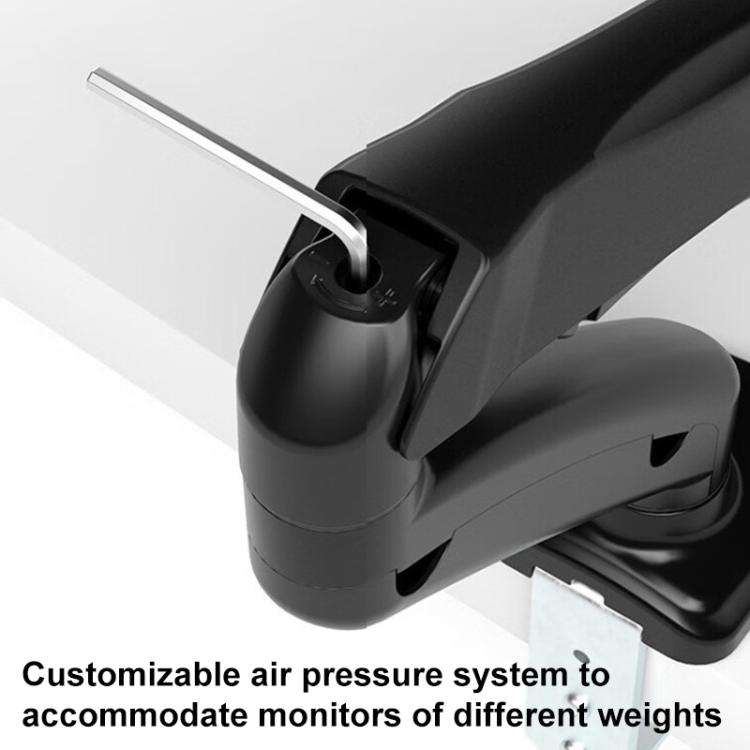 Lenovo Thinkplus ZJA1 Clip-on Desktop Dual-Arm Monitor Holder, ZJA1