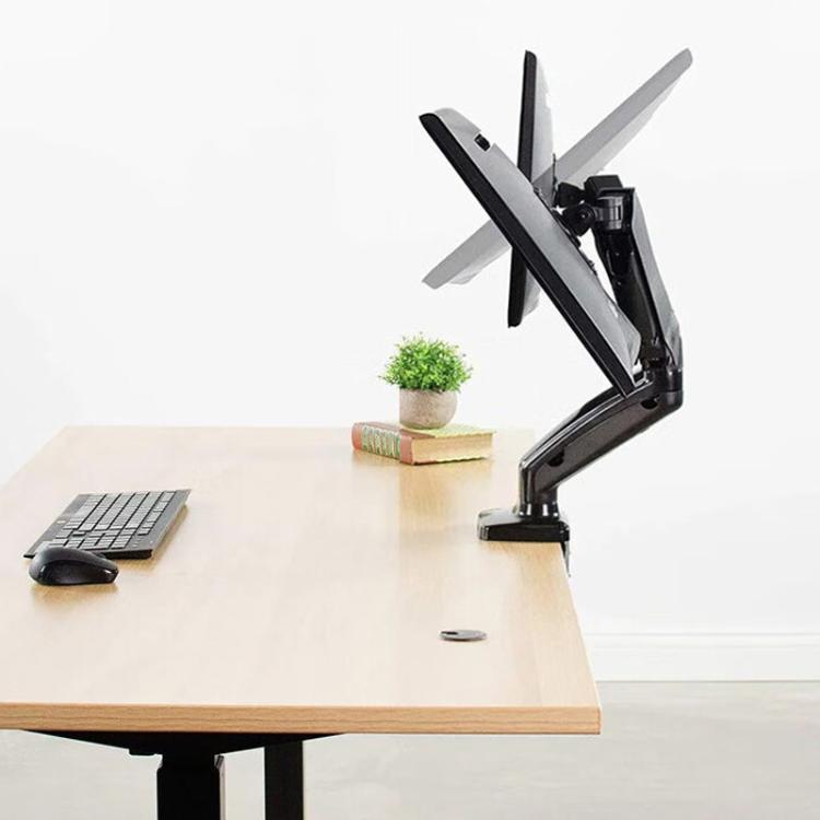 Lenovo Thinkplus ZJA1 Clip-on Desktop Dual-Arm Monitor Holder, ZJA1