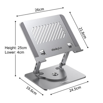 Lenovo Thinkplus ZJA7 360 Degree Rotating Laptop Heat Dissipation Metal Holder, ZJA7