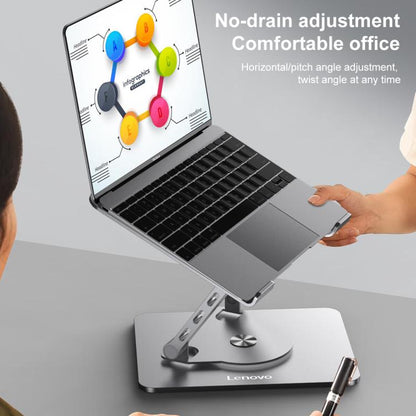 Lenovo Thinkplus ZJA7 360 Degree Rotating Laptop Heat Dissipation Metal Holder, ZJA7