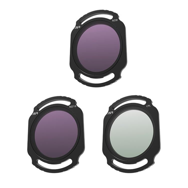 For DJI O4 Air Unit Pro / Avata 2 JSR YB Series Camera Lens Filter, MCUV, CPL, ND8, ND16, ND32, ND64, ND256, ND8PL, ND16PL, ND32PL, ND64PL, NIGHT, STAR, MCUV x 2, MCUV x 3, 3 in 1 CPL ND8/16, 4 in 1 ND, 4 in 1 NDPL, 6 in 1 ND8-64 UV CPL