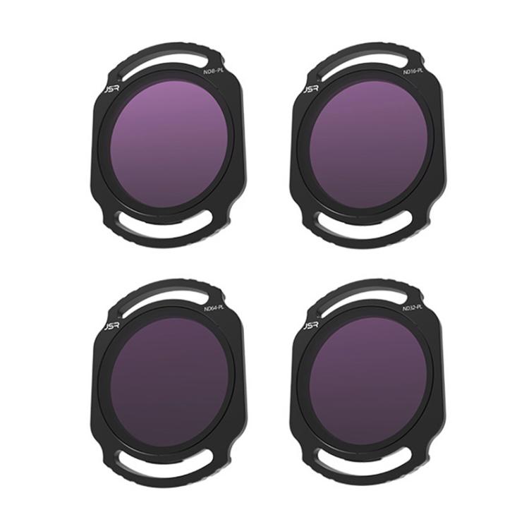 For DJI O4 Air Unit Pro / Avata 2 JSR YB Series Camera Lens Filter, MCUV, CPL, ND8, ND16, ND32, ND64, ND256, ND8PL, ND16PL, ND32PL, ND64PL, NIGHT, STAR, MCUV x 2, MCUV x 3, 3 in 1 CPL ND8/16, 4 in 1 ND, 4 in 1 NDPL, 6 in 1 ND8-64 UV CPL