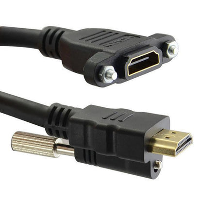 HDMI to HDMI Fixed Panel HD Extension Cable, Length: 1.5m, HDMI to HDMI, Length: 1.5m