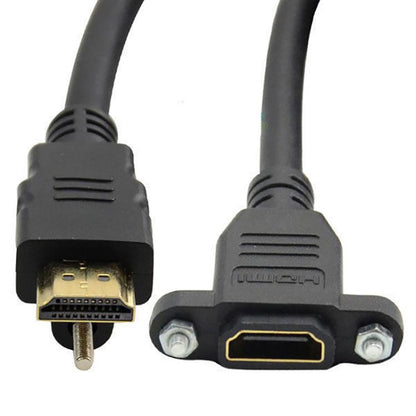 HDMI to HDMI Fixed Panel HD Extension Cable, Length: 1.5m, HDMI to HDMI, Length: 1.5m
