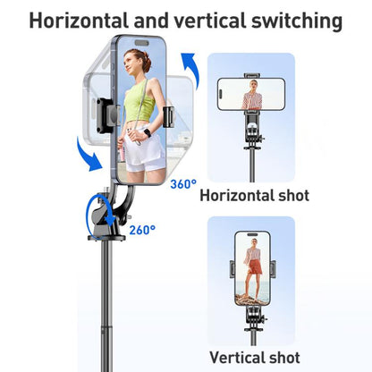 Lenovo Thinkplus H1V Premium Aluminum Alloy Bluetooth Selfie Stick, 1.3m