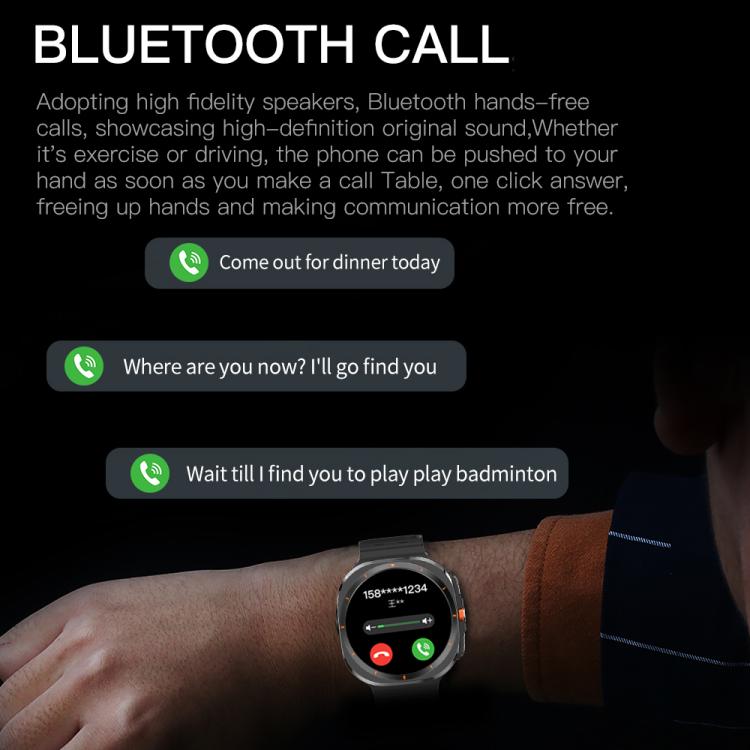 X7 1.51 inch IPS Screen Bluetooth Smart Watch Supports Healthy Monitoring