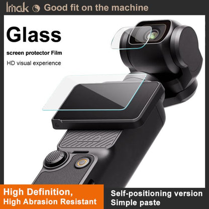 imak Tempered Glass Film with Camera Lens Film, Self-positioning Version, For DJI Osmo Pocket 4, For DJI Osmo Action 6, For DJI Osmo Action 5 Pro, For DJI Osmo Pocket 3, For DJI Osmo Action 4