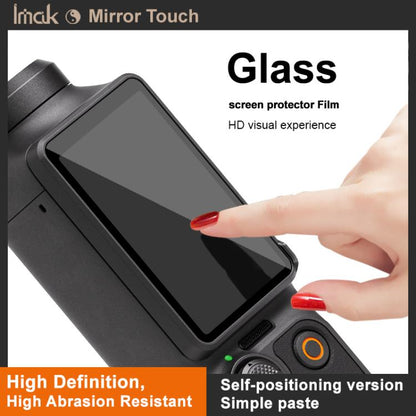 imak Tempered Glass Film with Camera Lens Film, Self-positioning Version, For DJI Osmo Pocket 4, For DJI Osmo Action 6, For DJI Osmo Action 5 Pro, For DJI Osmo Pocket 3, For DJI Osmo Action 4