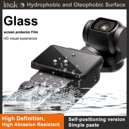 imak Tempered Glass Film with Camera Lens Film, Self-positioning Version, For DJI Osmo Pocket 4, For DJI Osmo Action 6, For DJI Osmo Action 5 Pro, For DJI Osmo Pocket 3, For DJI Osmo Action 4